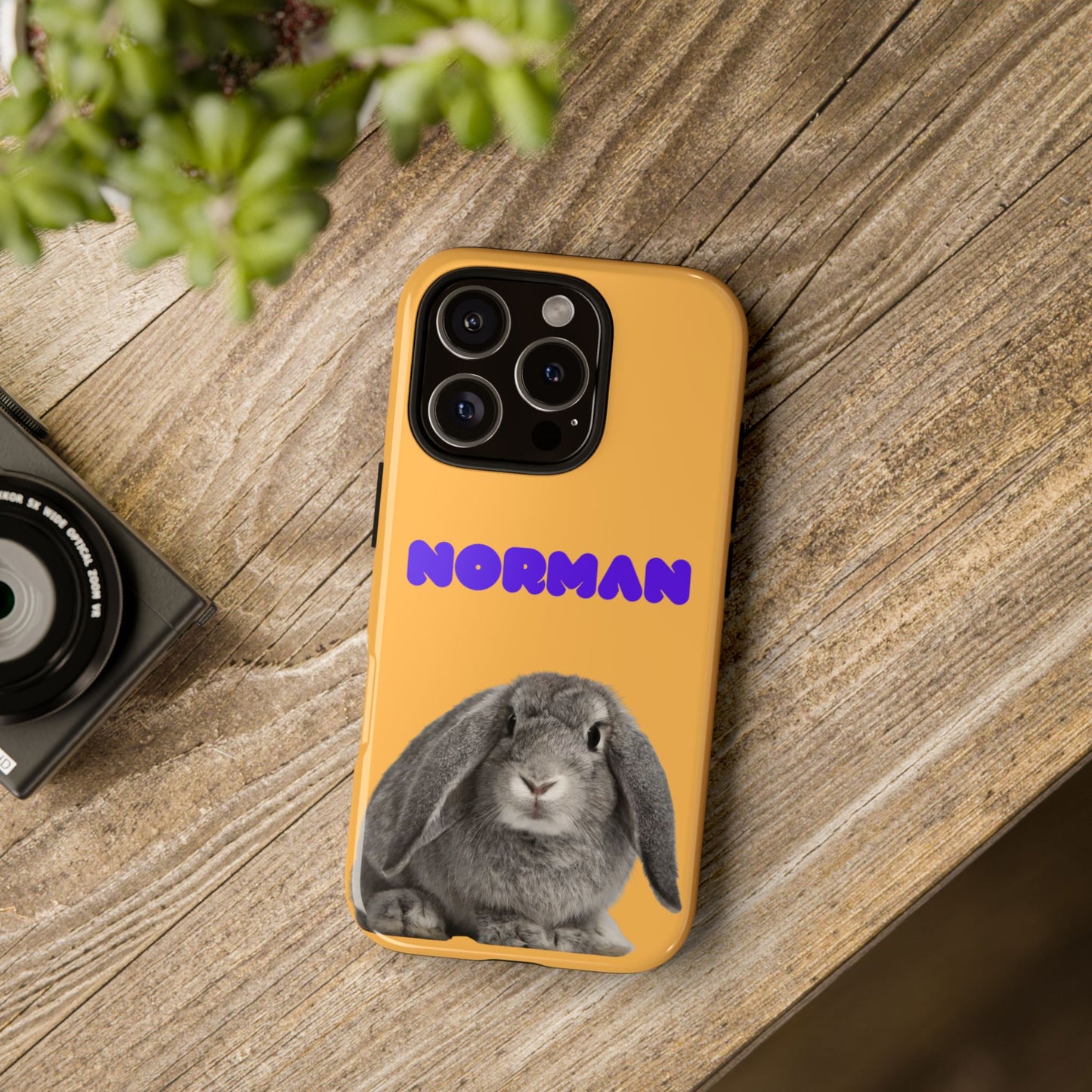 Custom Pet Tough Phone Case Your Pet Photo or Digital Painting with Name_7 for iPhone 15, 15 Pro Max, 15 Plus, Samsung S24 Ultra, Pixel 7