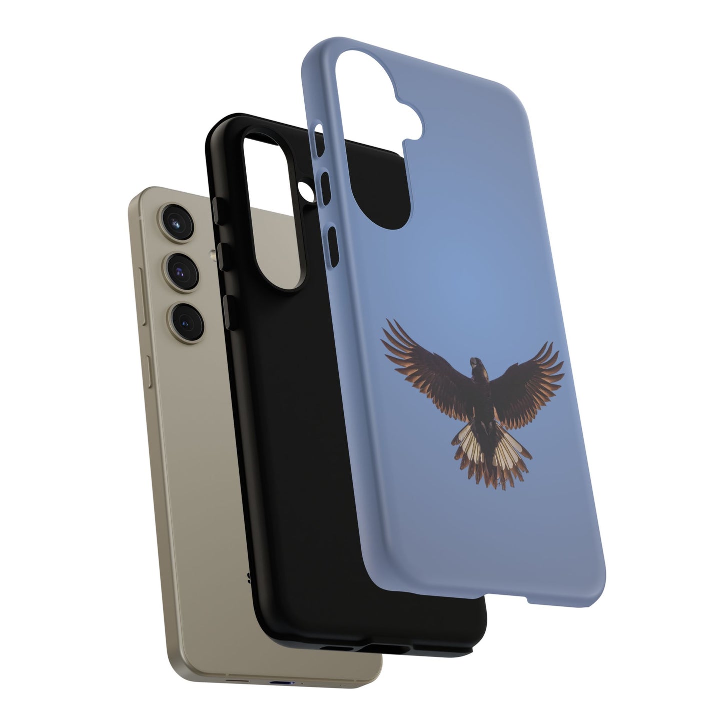 Baudins Black Cockatoo 1 - Tough Phone Case - Fono Caso x EstebantheNatureman - Wildlife Photography Case - Gift for Bird Lovers