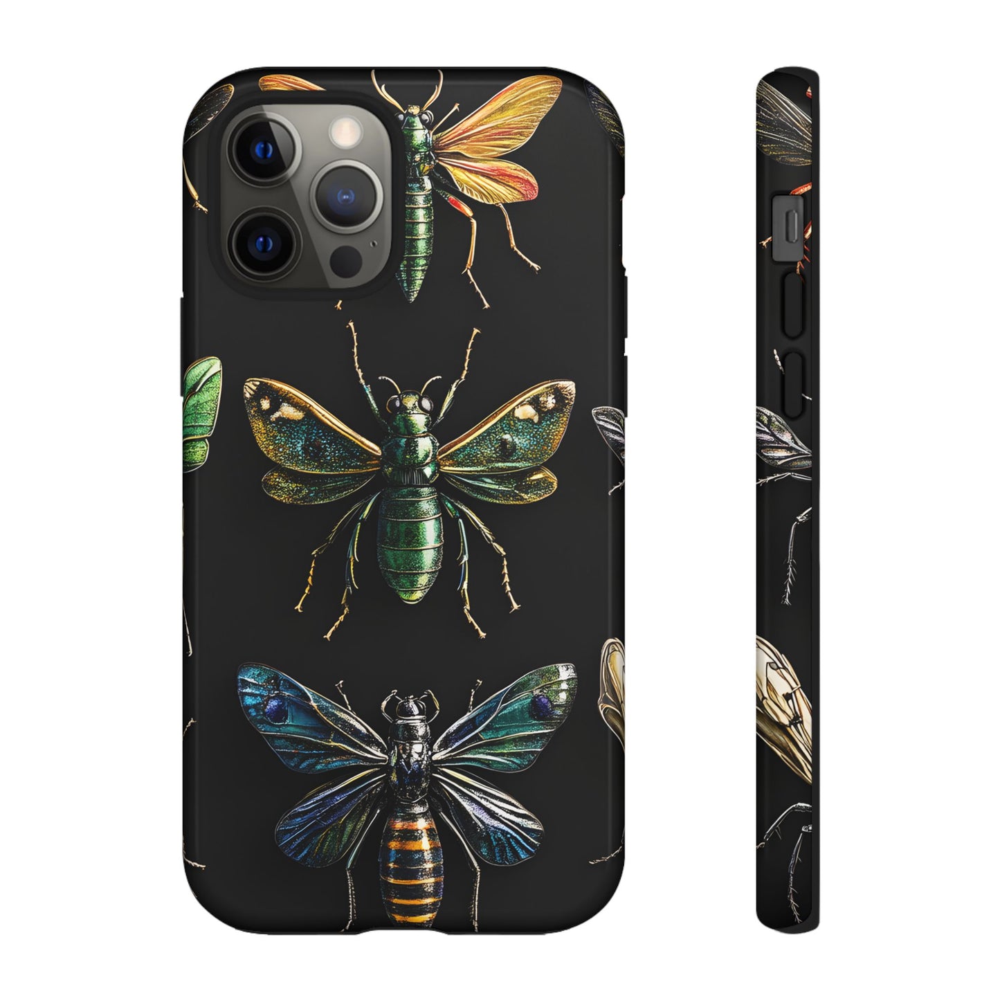 3D-ish Insects_5 Customizable Tough Phone Case for iPhone 16, 15 Pro Max, Samsung S24 Ultra, Pixel 7 & more
