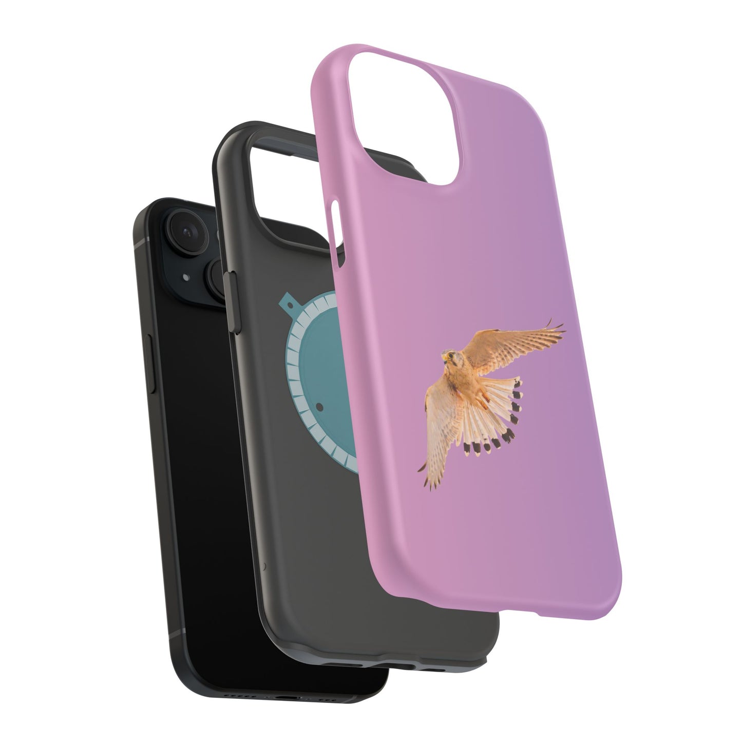 Nankeen Kestral - Magnetic Impact-Resistant Case - Fono Caso x EstebantheNatureman - Wildlife Case - Gift for Bird Lovers