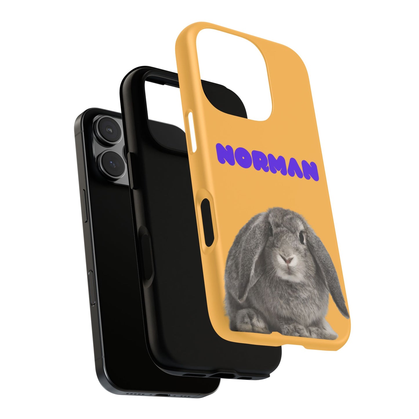 Customizable Pet Tough Phone Case Your Pet Photo or Digital Painting with Name_7