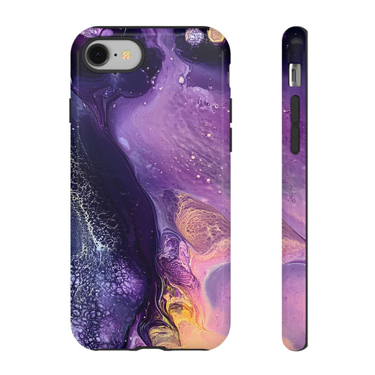 Psychedelic Modern Abstract_5 Customizable Tough Phone Case for iPhone 16, 15 Pro Max, Samsung S24 Ultra, Pixel 7 & more