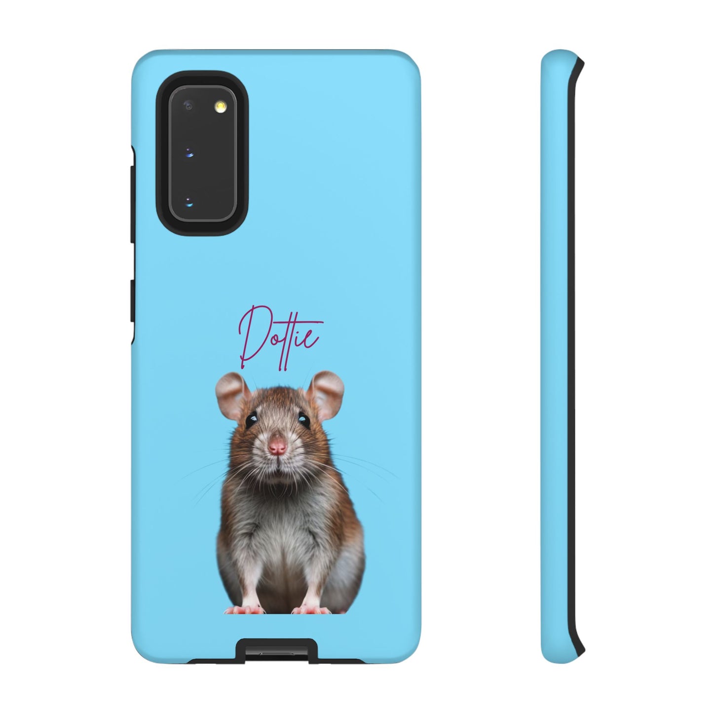 Customizable Pet Tough Phone Case Your Pet Photo or Digital Painting with Name_8 iPhone 16, 15 Pro Max, 15 Plus, Samsung S24 Ultra, Pixel 7