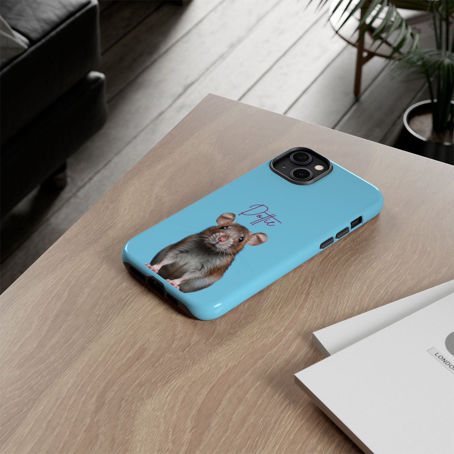 Customizable Pet Tough Phone Case Your Pet Photo or Digital Painting with Name_8 iPhone 16, 15 Pro Max, 15 Plus, Samsung S24 Ultra, Pixel 7