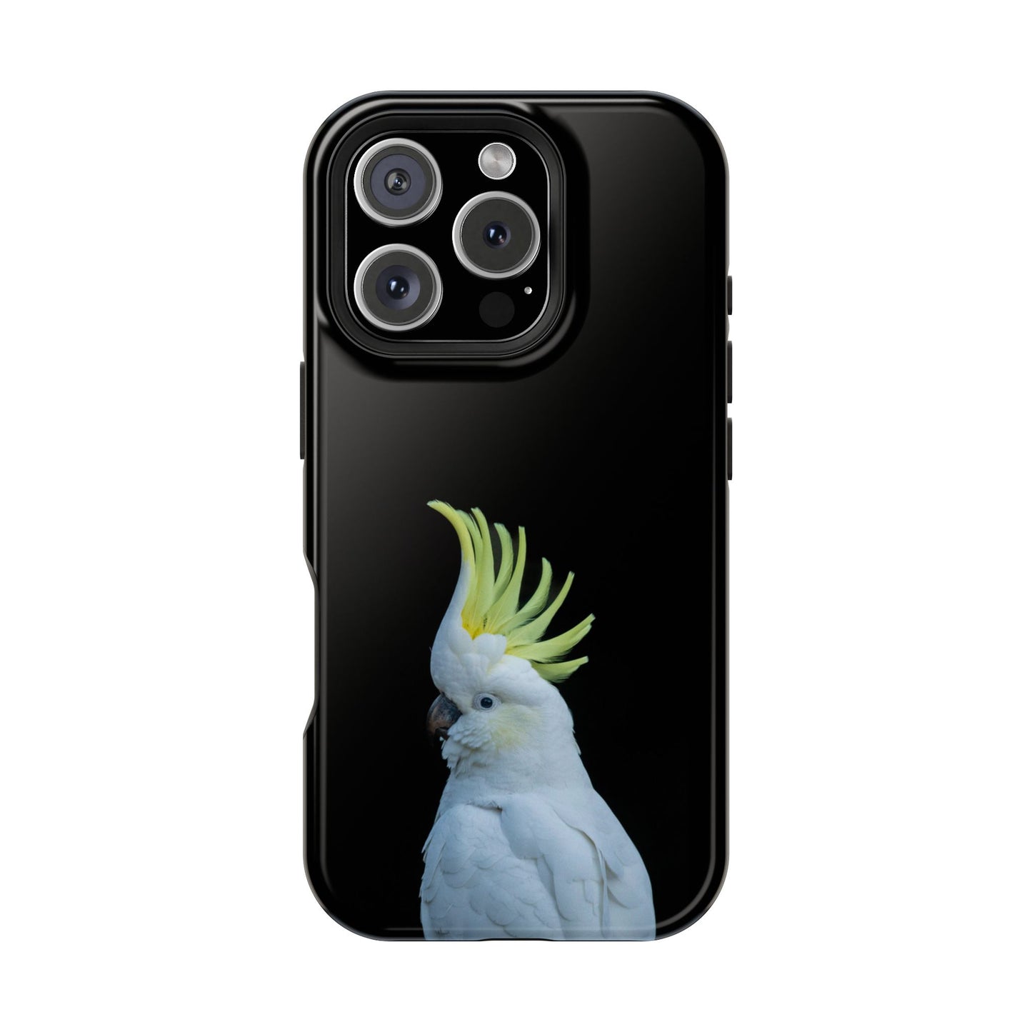 Sulphur Crested Cockatoo - Magnetic Impact-Resistant Phone Case - Fono Caso x EstebantheNatureman - Wildlife Case - Gift for Bird Lovers