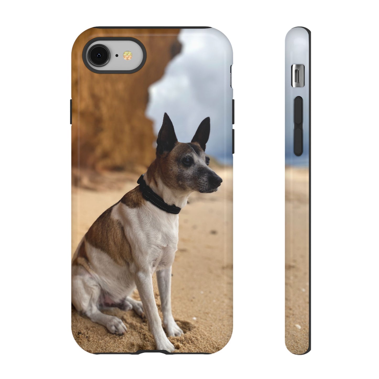 Custom Pet Tough Phone Case Your Pet Photo or Digital Painting with Name_3 for iPhone 15, 15 Pro Max, 15 Plus, Samsung S24 Ultra, Pixel 7