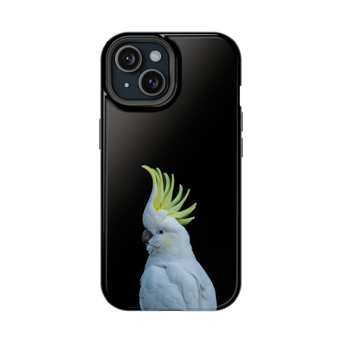 Sulphur Crested Cockatoo - Magnetic Impact-Resistant Phone Case - Fono Caso x EstebantheNatureman - Wildlife Case - Gift for Bird Lovers