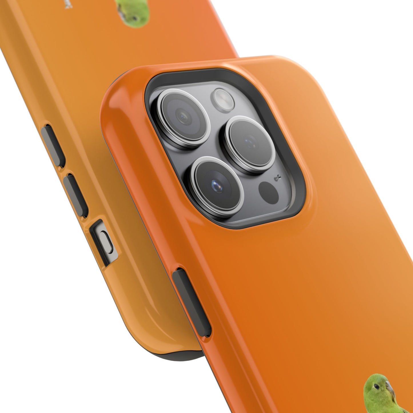 Orange-bellied Parrot - Magnetic Impact-Resistant Phone Case - Fono Caso x EstebantheNatureman - Wildlife Case - Gift for Bird Lovers