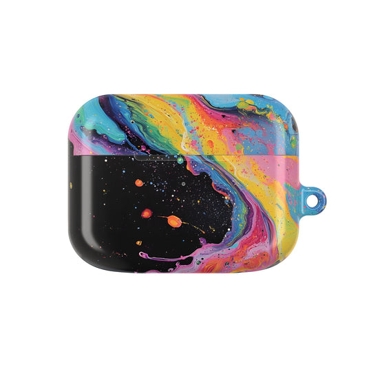 Psychedelic Modern Abstract_9 Customizable AirPods Case, Protective Cover, Unique Design