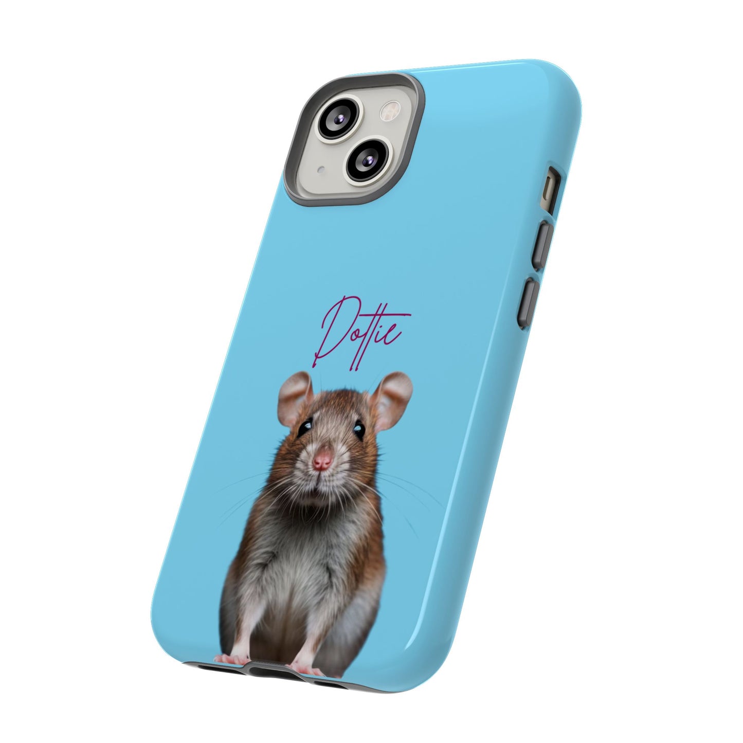 Customizable Pet Tough Phone Case Your Pet Photo or Digital Painting with Name_8 iPhone 16, 15 Pro Max, 15 Plus, Samsung S24 Ultra, Pixel 7