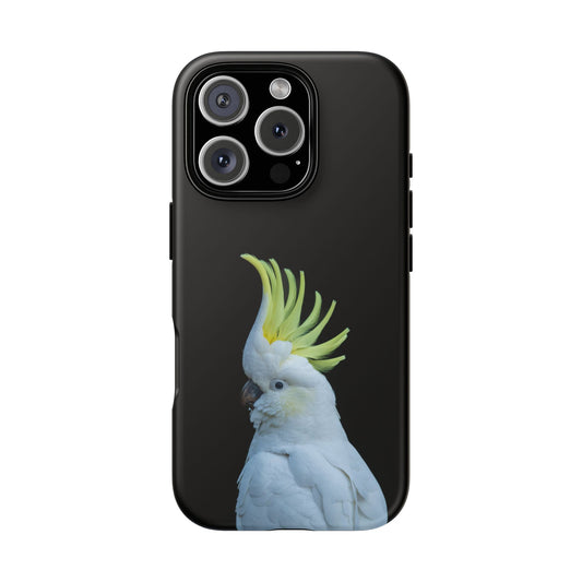 Sulphur Crested Cockatoo - Tough Phone Case - Fono Caso x EstebantheNatureman - Wildlife Photography Case - Gift for Bird Lovers
