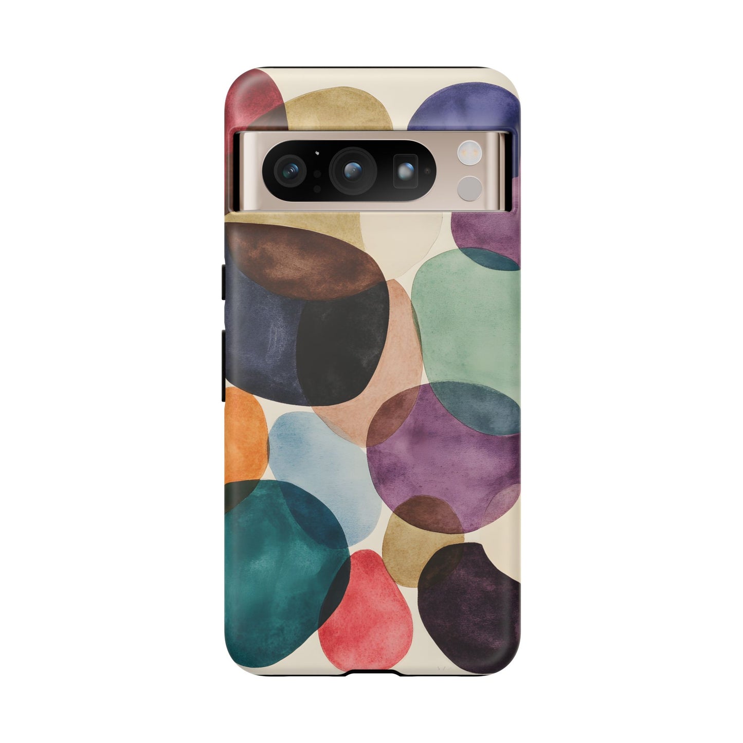 Colorful Abstract Organic Shapes_22 Customizable Tough Phone Case for iPhone 16, 15 Pro Max, Samsung S24 Ultra, Pixel 7 & more