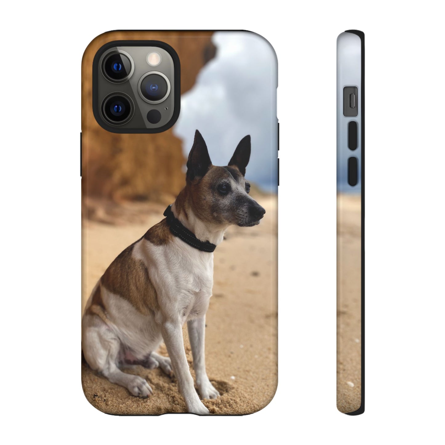 Custom Pet Tough Phone Case Your Pet Photo or Digital Painting with Name_3 for iPhone 15, 15 Pro Max, 15 Plus, Samsung S24 Ultra, Pixel 7