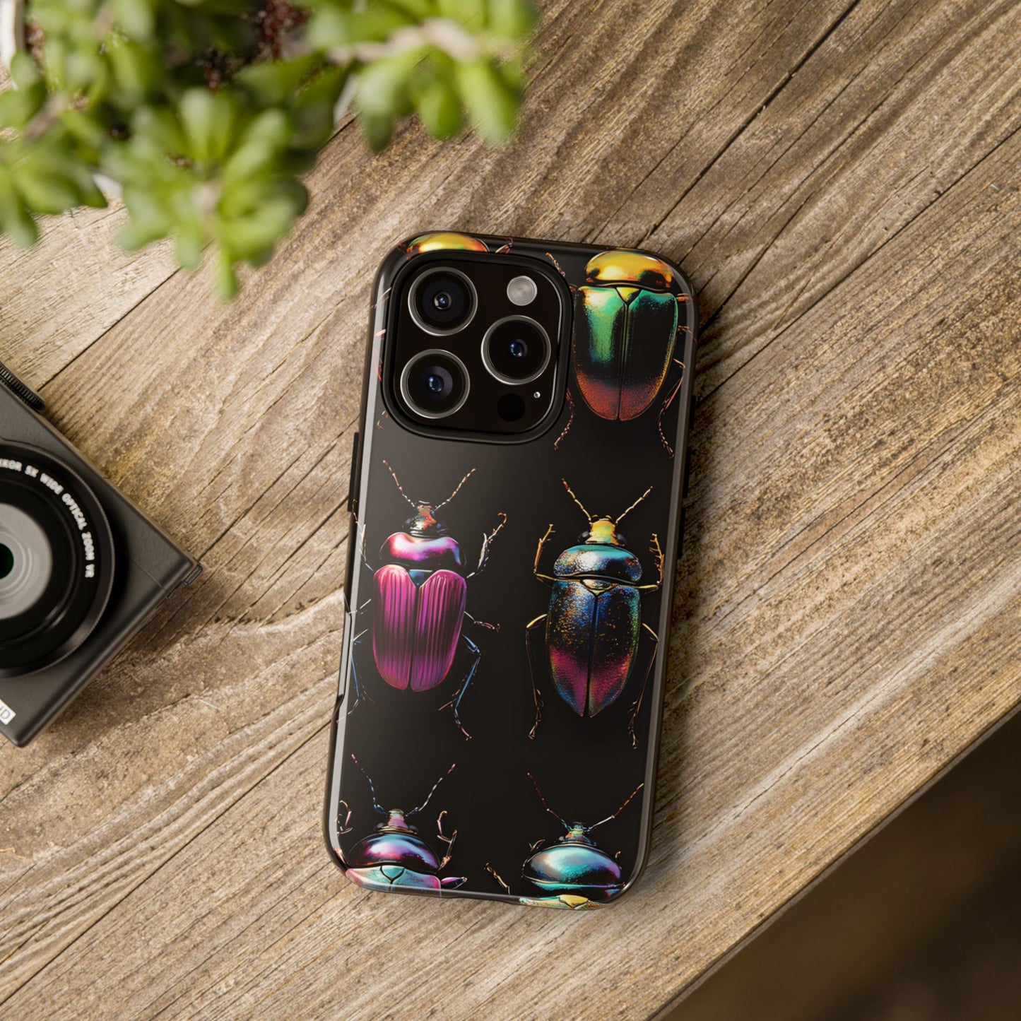 3D-ish Insects_1 Customizable Tough Phone Case for iPhone 16, 15 Pro Max, Samsung S24 Ultra, Pixel 7 & more