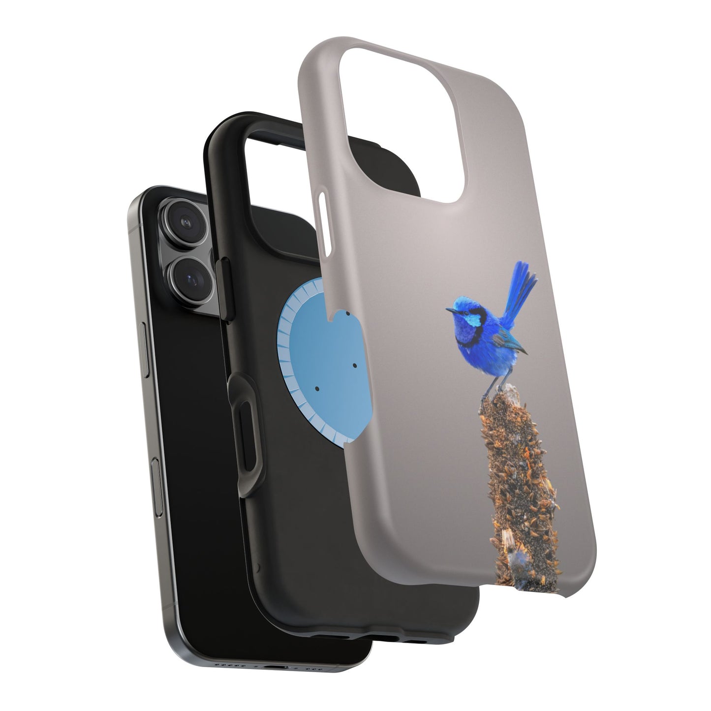 Splendid Fairywren - Magnetic Impact-Resistant Phone Case - Fono Caso x EstebantheNatureman - Wildlife Case - Gift for Bird Lovers