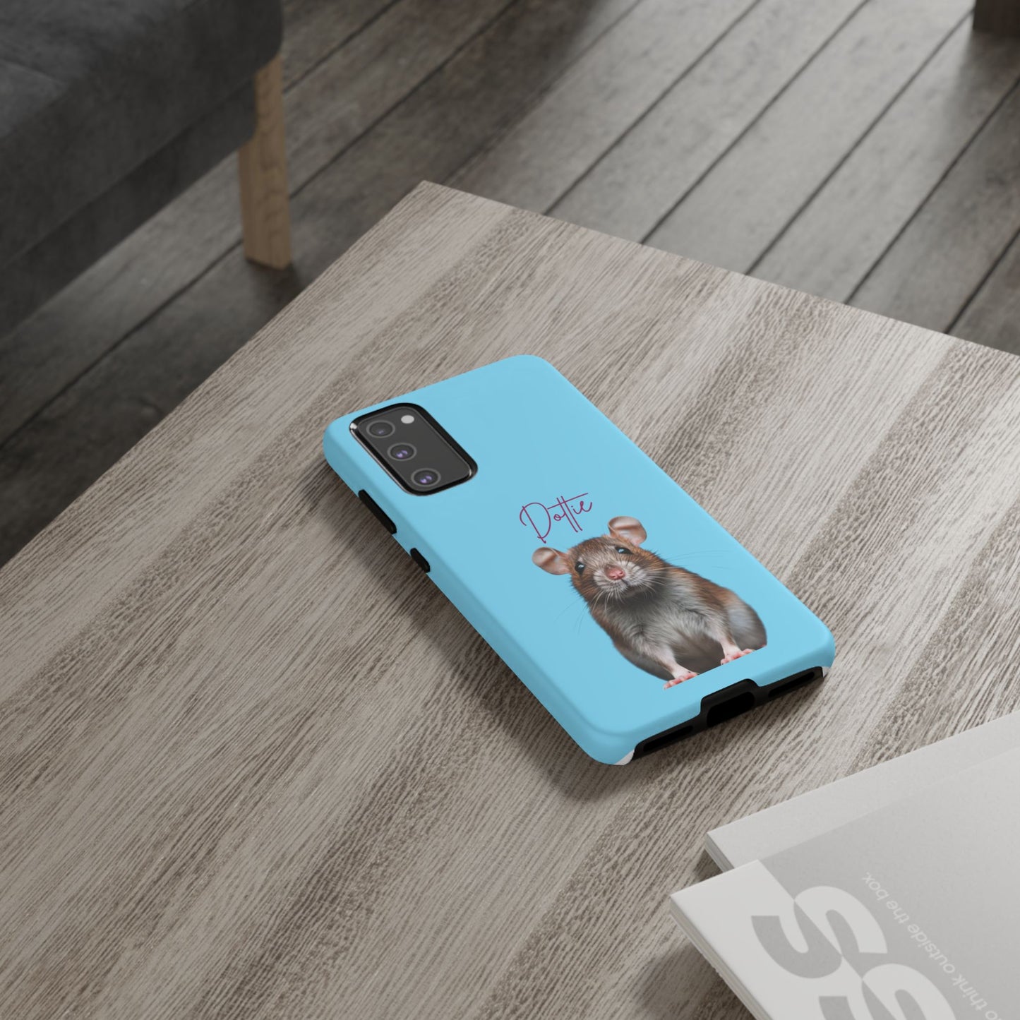 Customizable Pet Tough Phone Case Your Pet Photo or Digital Painting with Name_8 iPhone 16, 15 Pro Max, 15 Plus, Samsung S24 Ultra, Pixel 7