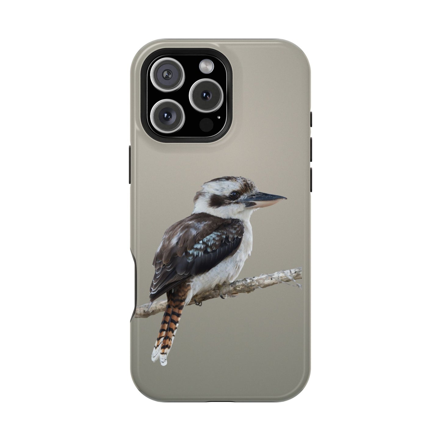 Kookaburra - Magnetic Impact-Resistant Phone Case - Fono Caso x EstebantheNatureman - Wildlife Photography Case - Gift for Bird Lovers