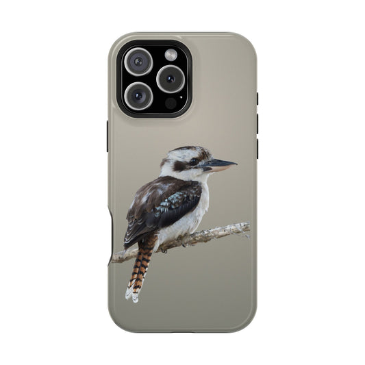 Kookaburra - Magnetic Impact-Resistant Phone Case - Fono Caso x EstebantheNatureman - Wildlife Photography Case - Gift for Bird Lovers
