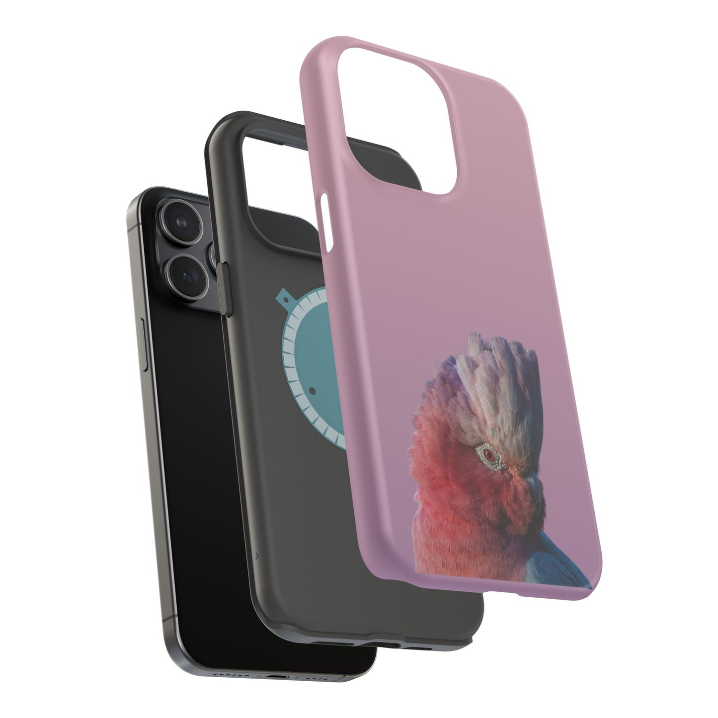 Galah - Magnetic Impact-Resistant Phone Case - Fono Caso x EstebantheNatureman - Wildlife Photography Case - Gift for Bird Lovers