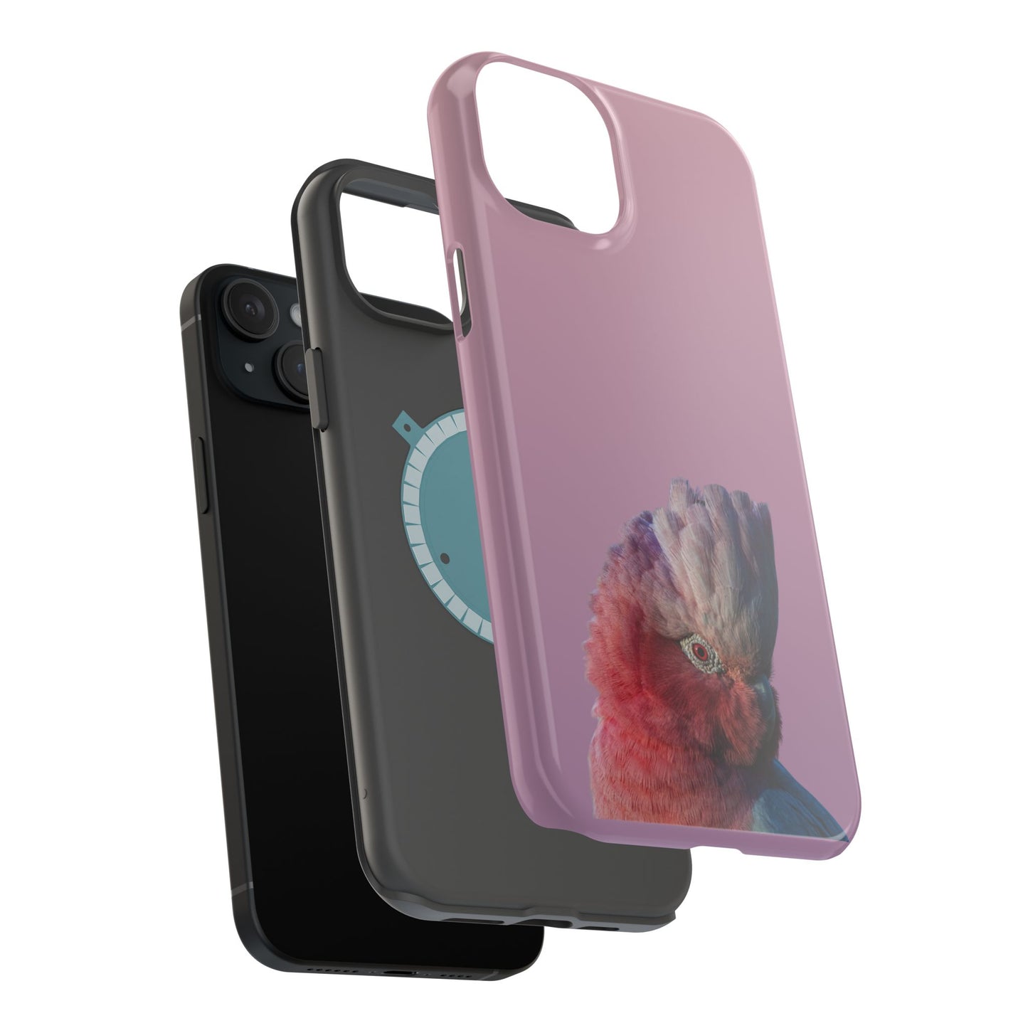 Galah - Magnetic Impact-Resistant Phone Case - Fono Caso x EstebantheNatureman - Wildlife Photography Case - Gift for Bird Lovers