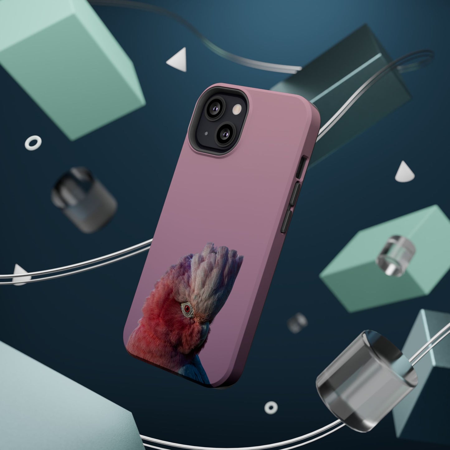 Galah - Magnetic Impact-Resistant Phone Case - Fono Caso x EstebantheNatureman - Wildlife Photography Case - Gift for Bird Lovers