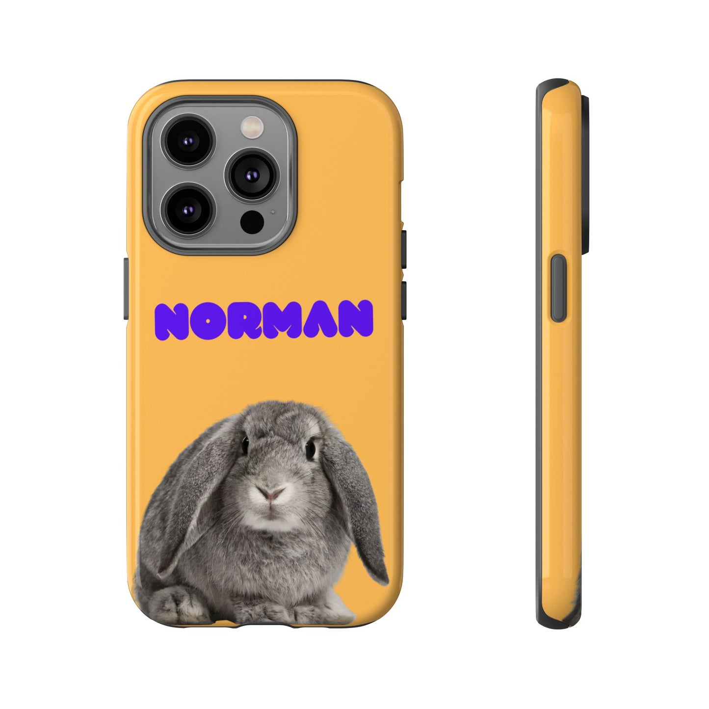 Customizable Pet Tough Phone Case Your Pet Photo or Digital Painting with Name_7
