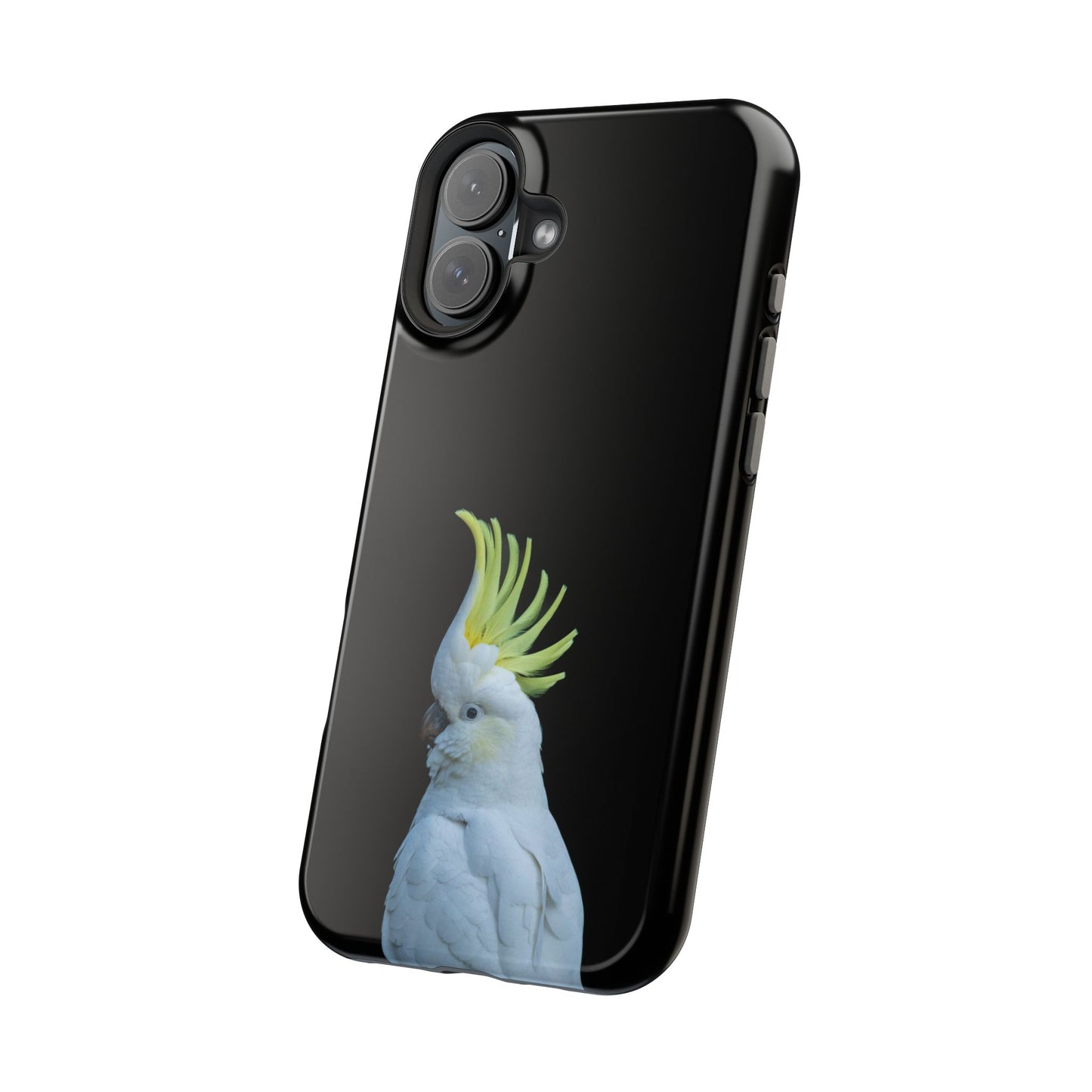 Sulphur Crested Cockatoo - Magnetic Impact-Resistant Phone Case - Fono Caso x EstebantheNatureman - Wildlife Case - Gift for Bird Lovers