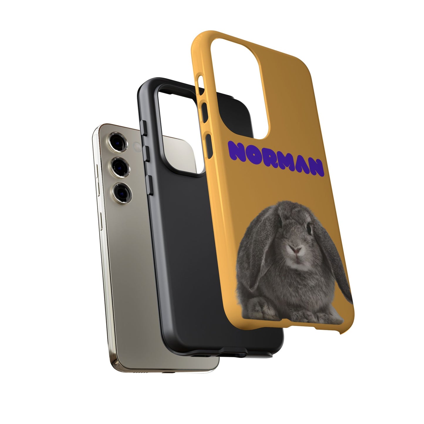Customizable Pet Tough Phone Case Your Pet Photo or Digital Painting with Name_7