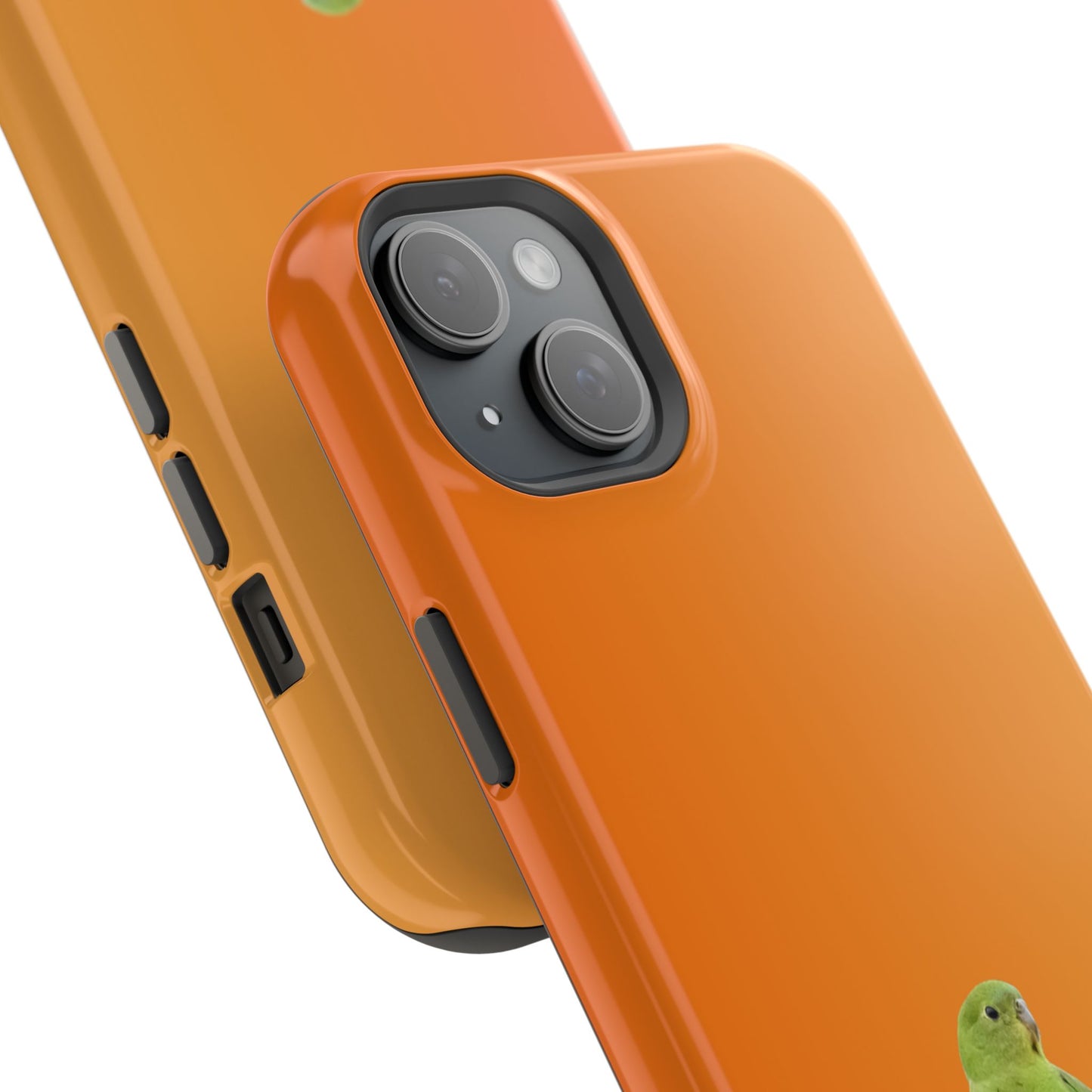 Orange-bellied Parrot - Magnetic Impact-Resistant Phone Case - Fono Caso x EstebantheNatureman - Wildlife Case - Gift for Bird Lovers