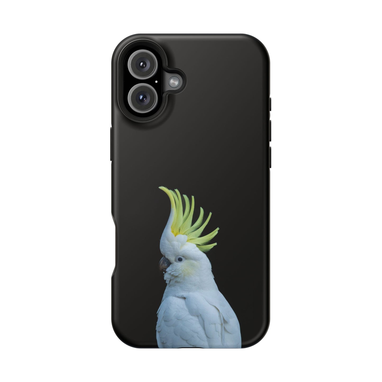 Sulphur Crested Cockatoo - Magnetic Impact-Resistant Phone Case - Fono Caso x EstebantheNatureman - Wildlife Case - Gift for Bird Lovers