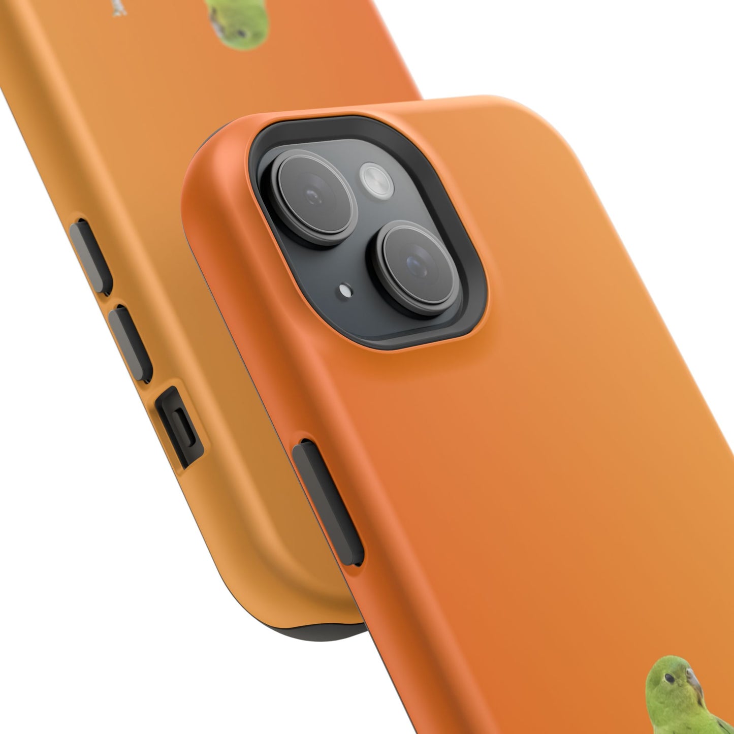 Orange-bellied Parrot - Magnetic Impact-Resistant Phone Case - Fono Caso x EstebantheNatureman - Wildlife Case - Gift for Bird Lovers
