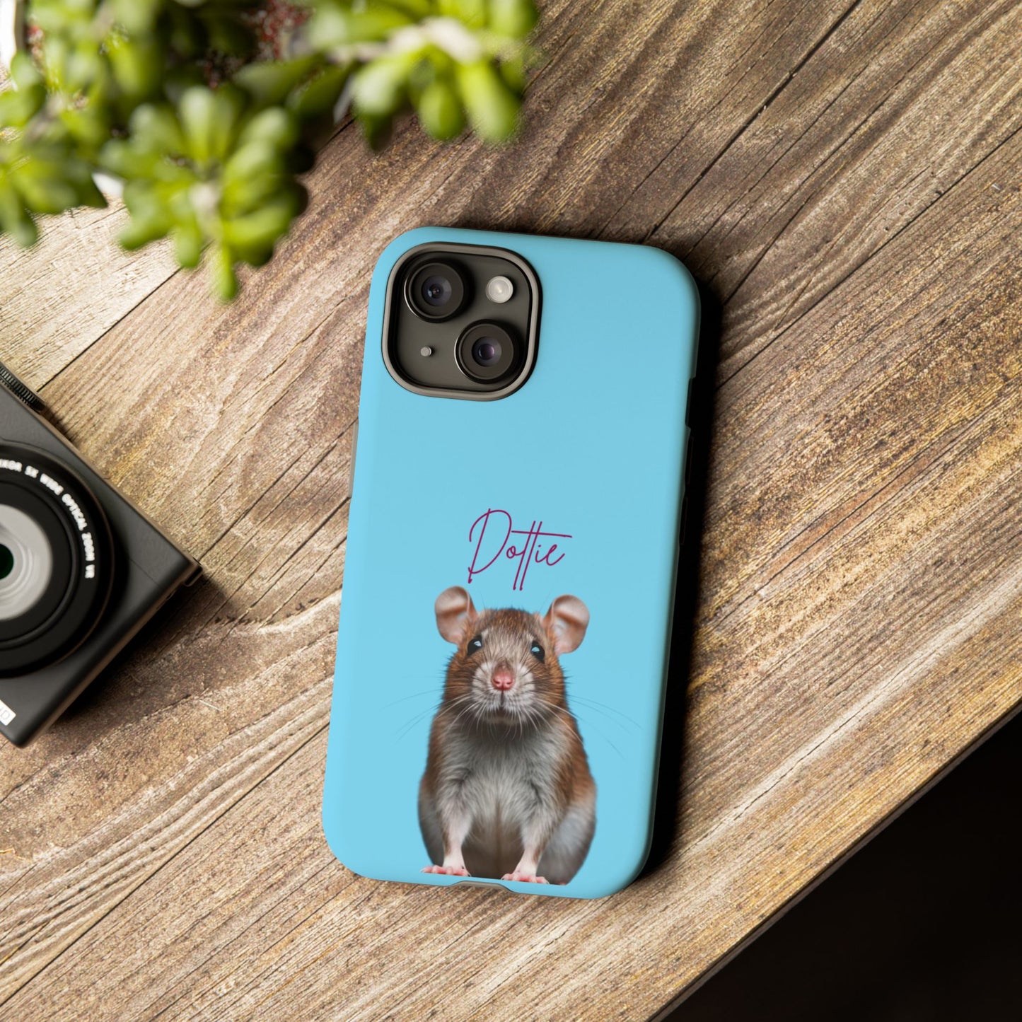 Customizable Pet Tough Phone Case Your Pet Photo or Digital Painting with Name_8 iPhone 16, 15 Pro Max, 15 Plus, Samsung S24 Ultra, Pixel 7