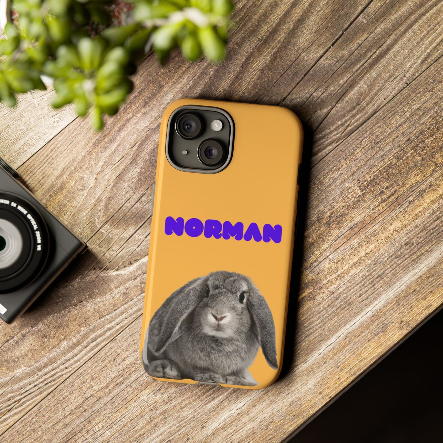 Customizable Pet Tough Phone Case Your Pet Photo or Digital Painting with Name_7
