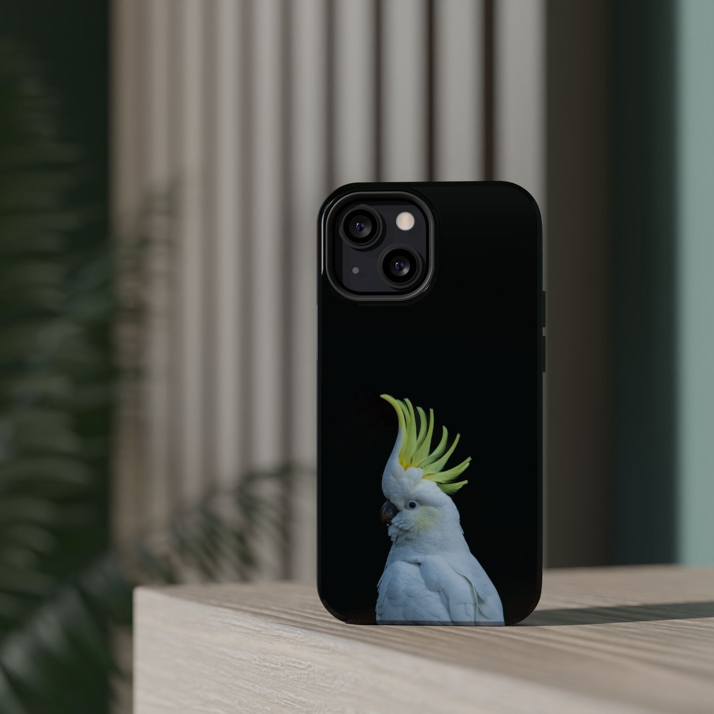 Sulphur Crested Cockatoo - Magnetic Impact-Resistant Phone Case - Fono Caso x EstebantheNatureman - Wildlife Case - Gift for Bird Lovers