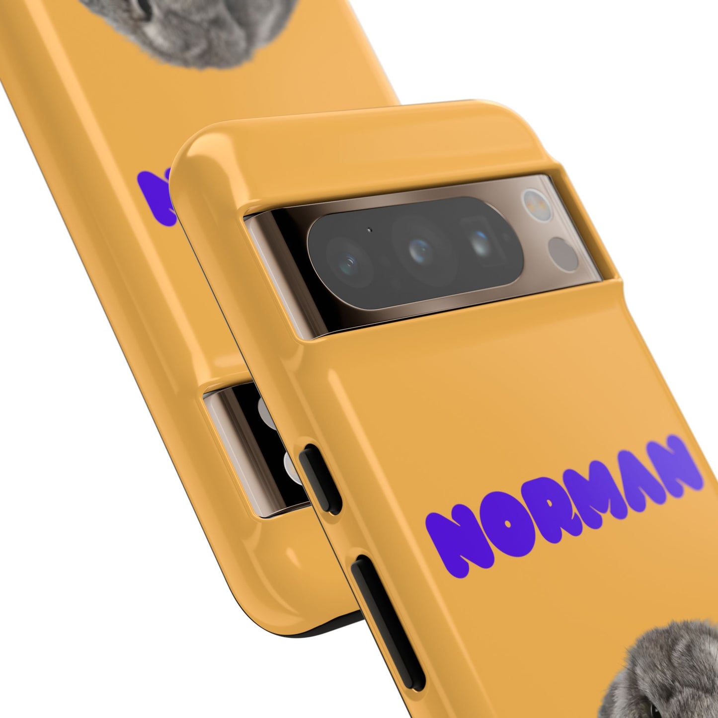 Customizable Pet Tough Phone Case Your Pet Photo or Digital Painting with Name_7