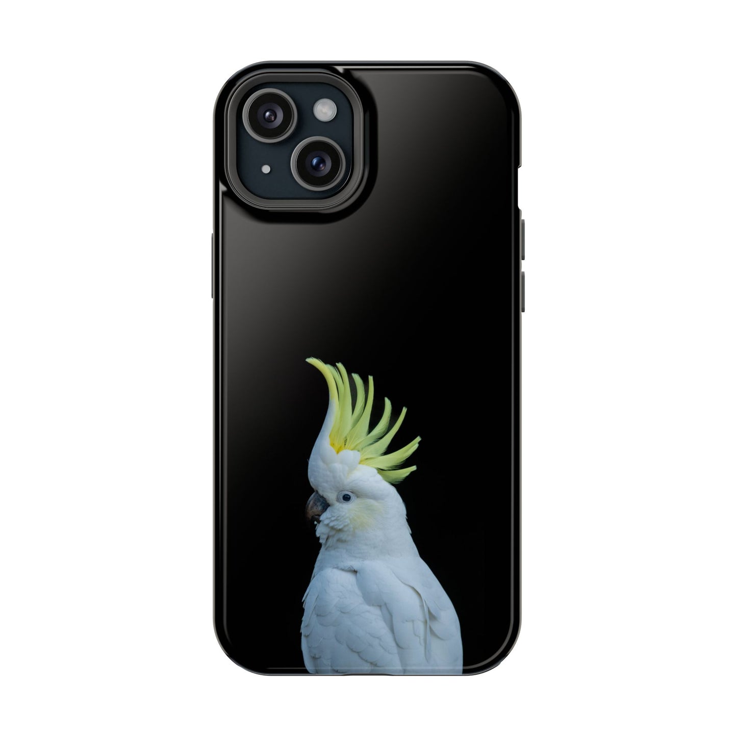 Sulphur Crested Cockatoo - Magnetic Impact-Resistant Phone Case - Fono Caso x EstebantheNatureman - Wildlife Case - Gift for Bird Lovers