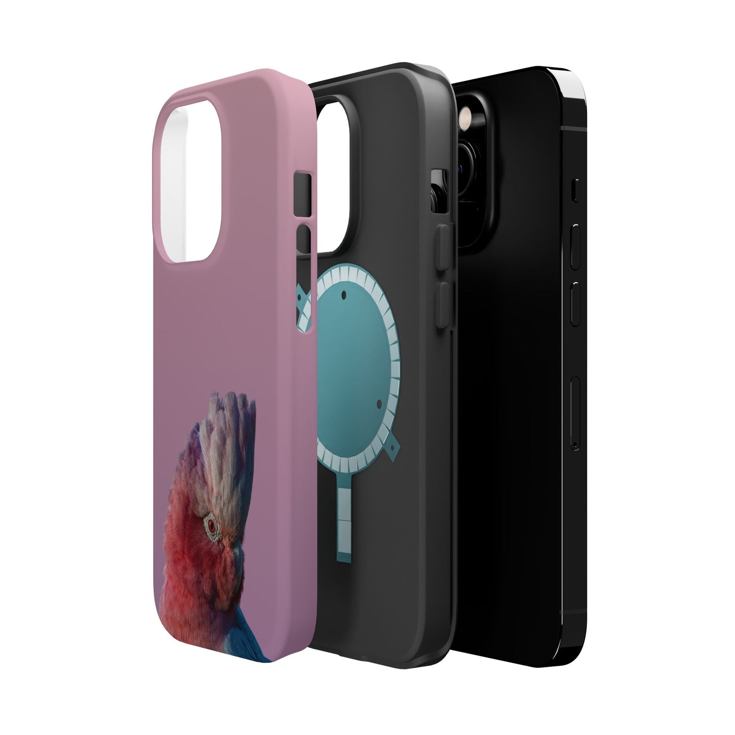 Galah - Magnetic Impact-Resistant Phone Case - Fono Caso x EstebantheNatureman - Wildlife Photography Case - Gift for Bird Lovers