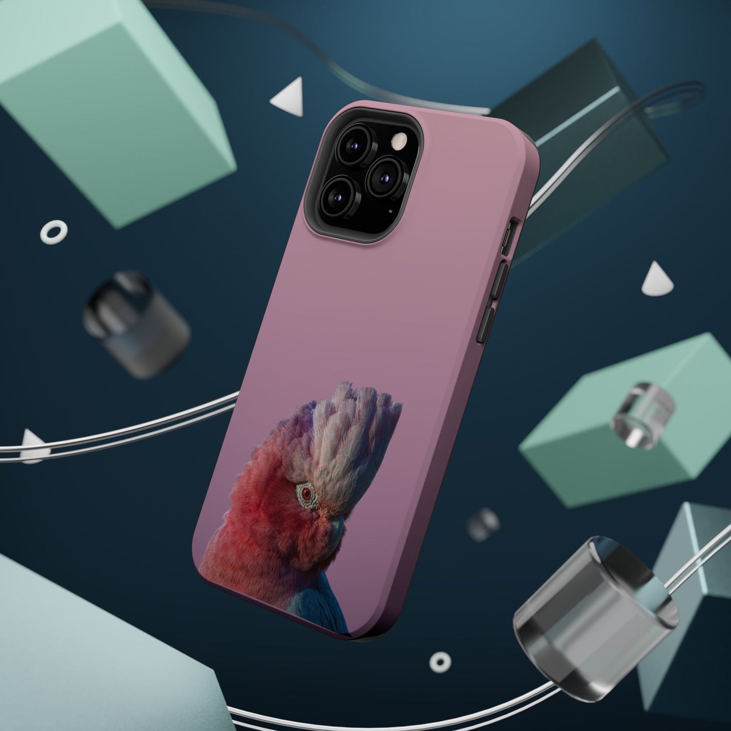 Galah - Magnetic Impact-Resistant Phone Case - Fono Caso x EstebantheNatureman - Wildlife Photography Case - Gift for Bird Lovers
