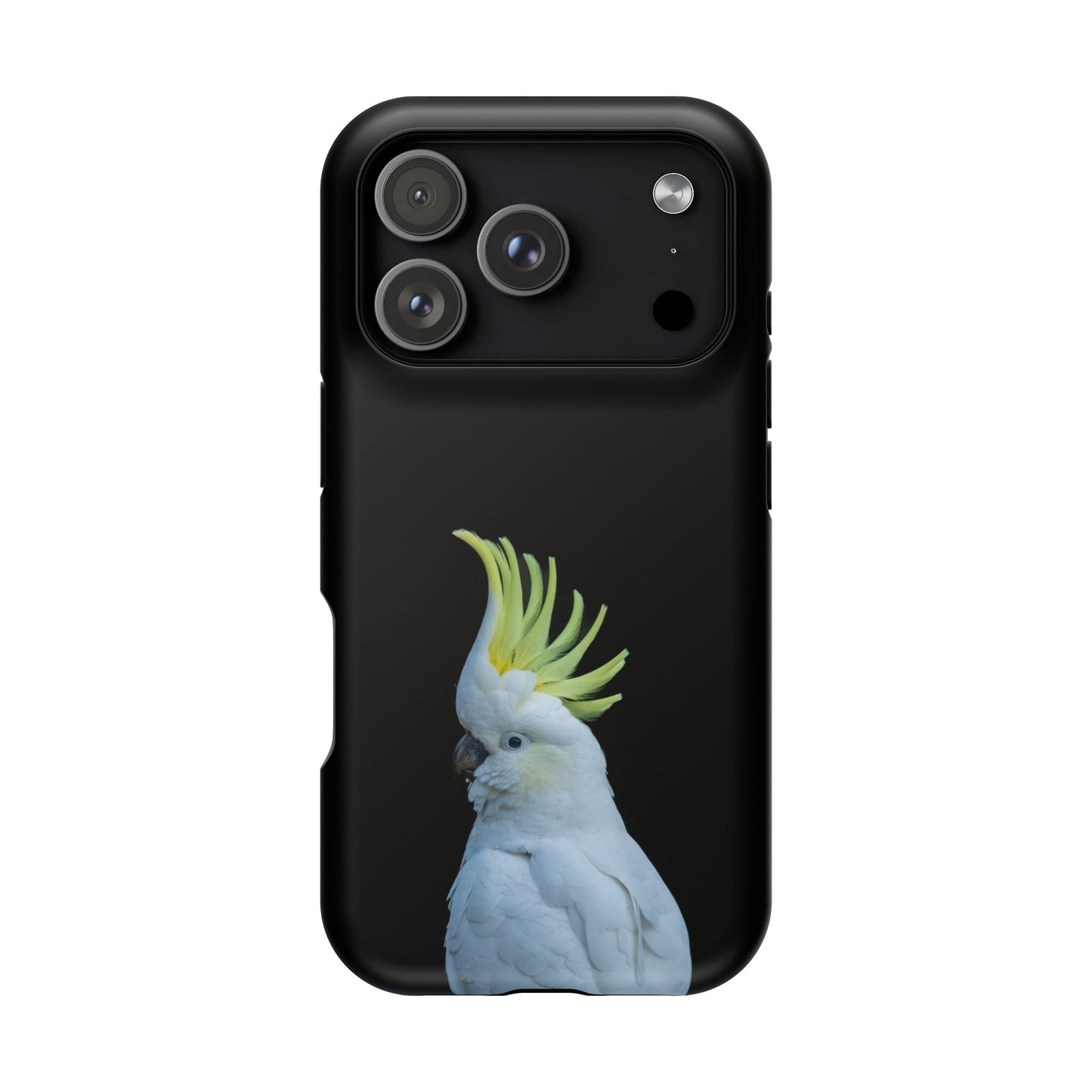 Sulphur Crested Cockatoo - Magnetic Impact-Resistant Phone Case - Fono Caso x EstebantheNatureman - Wildlife Case - Gift for Bird Lovers