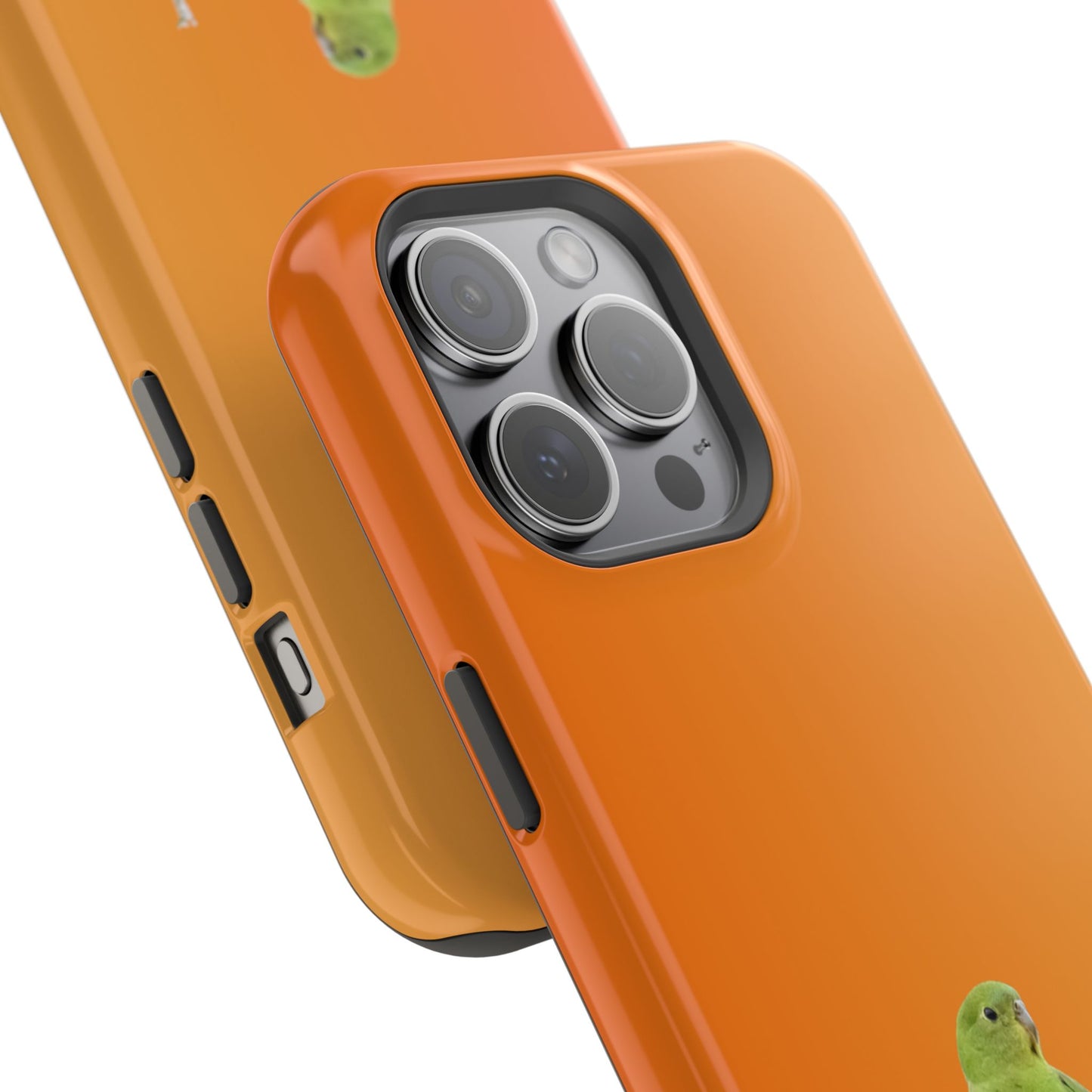 Orange-bellied Parrot - Magnetic Impact-Resistant Phone Case - Fono Caso x EstebantheNatureman - Wildlife Case - Gift for Bird Lovers