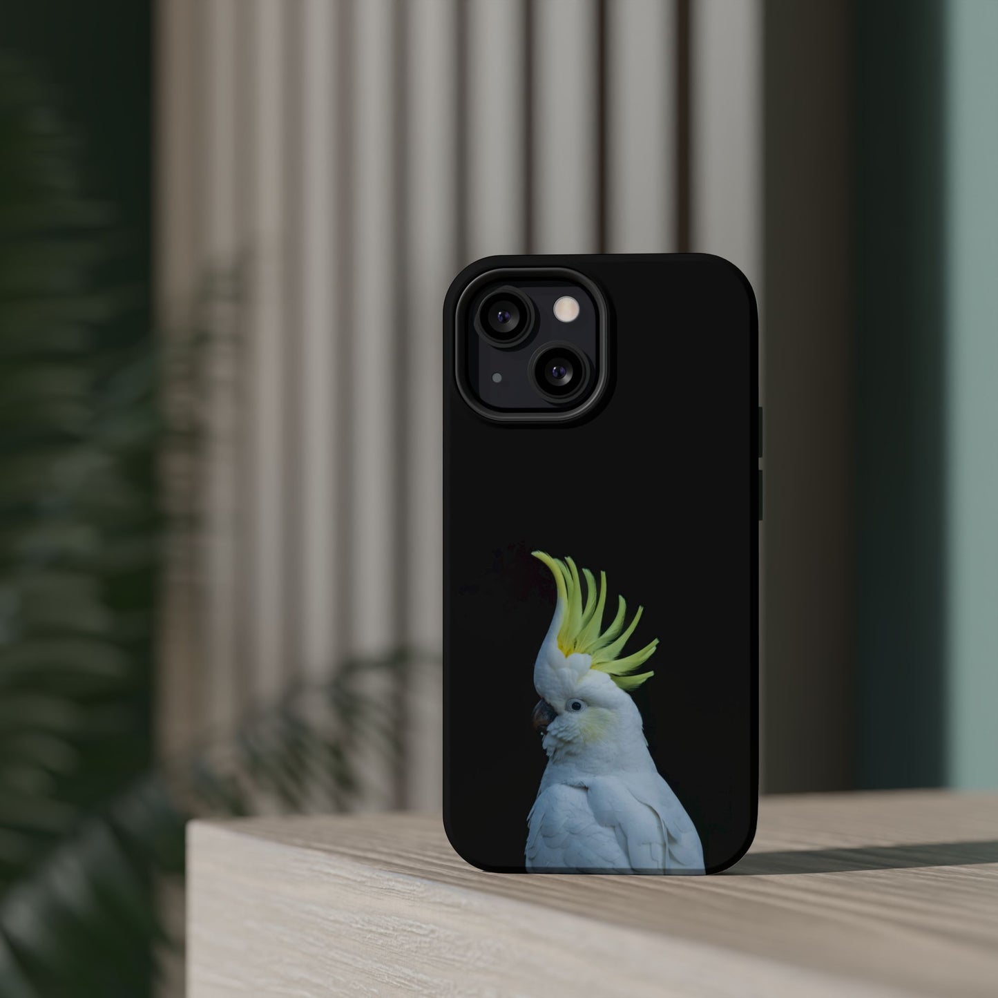 Sulphur Crested Cockatoo - Magnetic Impact-Resistant Phone Case - Fono Caso x EstebantheNatureman - Wildlife Case - Gift for Bird Lovers