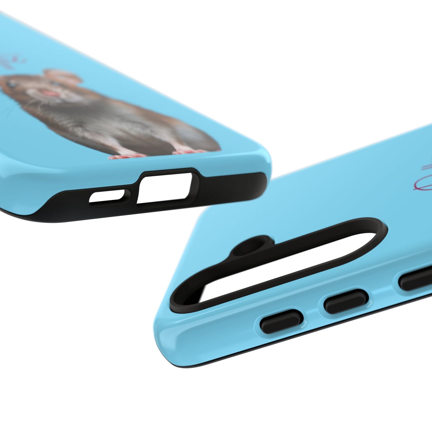 Customizable Pet Tough Phone Case Your Pet Photo or Digital Painting with Name_8 iPhone 16, 15 Pro Max, 15 Plus, Samsung S24 Ultra, Pixel 7