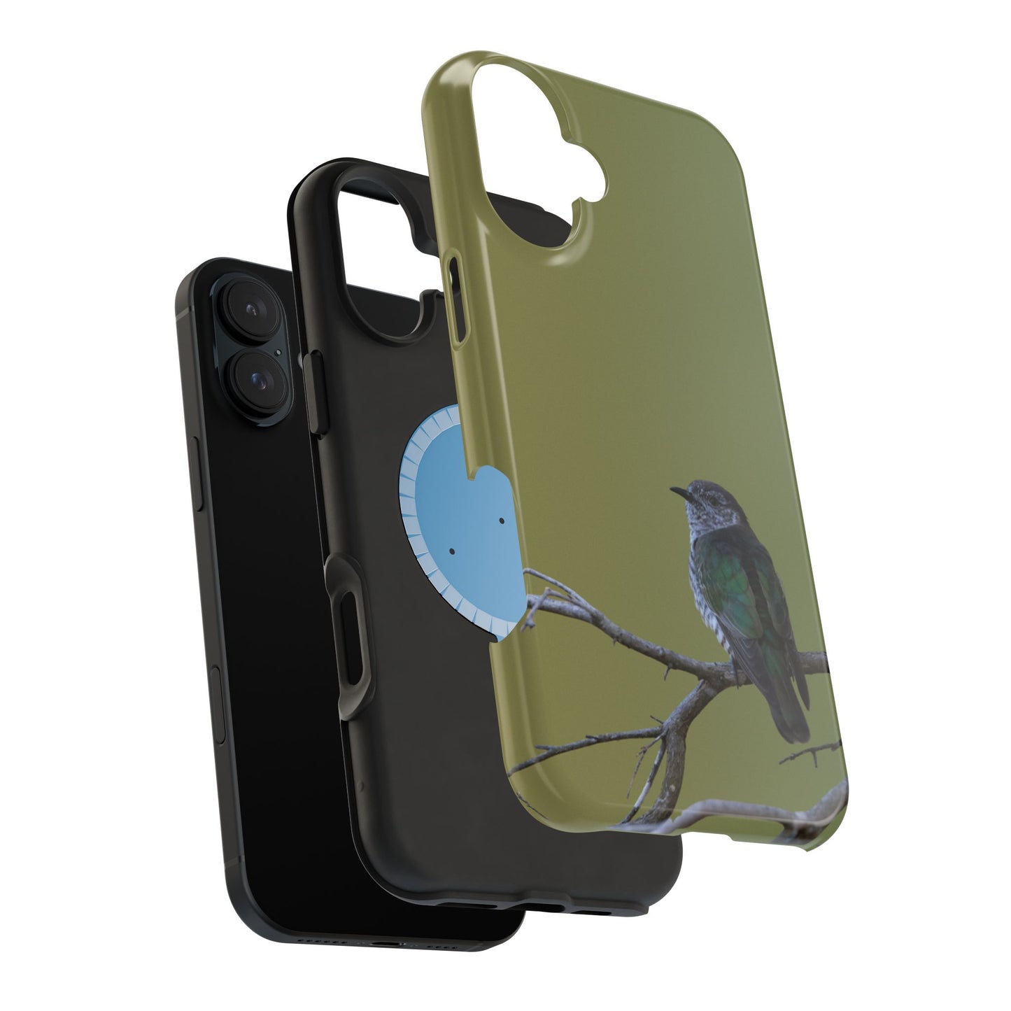 Shining Bronze Cuckoo - Magnetic Impact-Resistant Case - Fono Caso x EstebantheNatureman - Wildlife Case - Gift for Bird Lovers