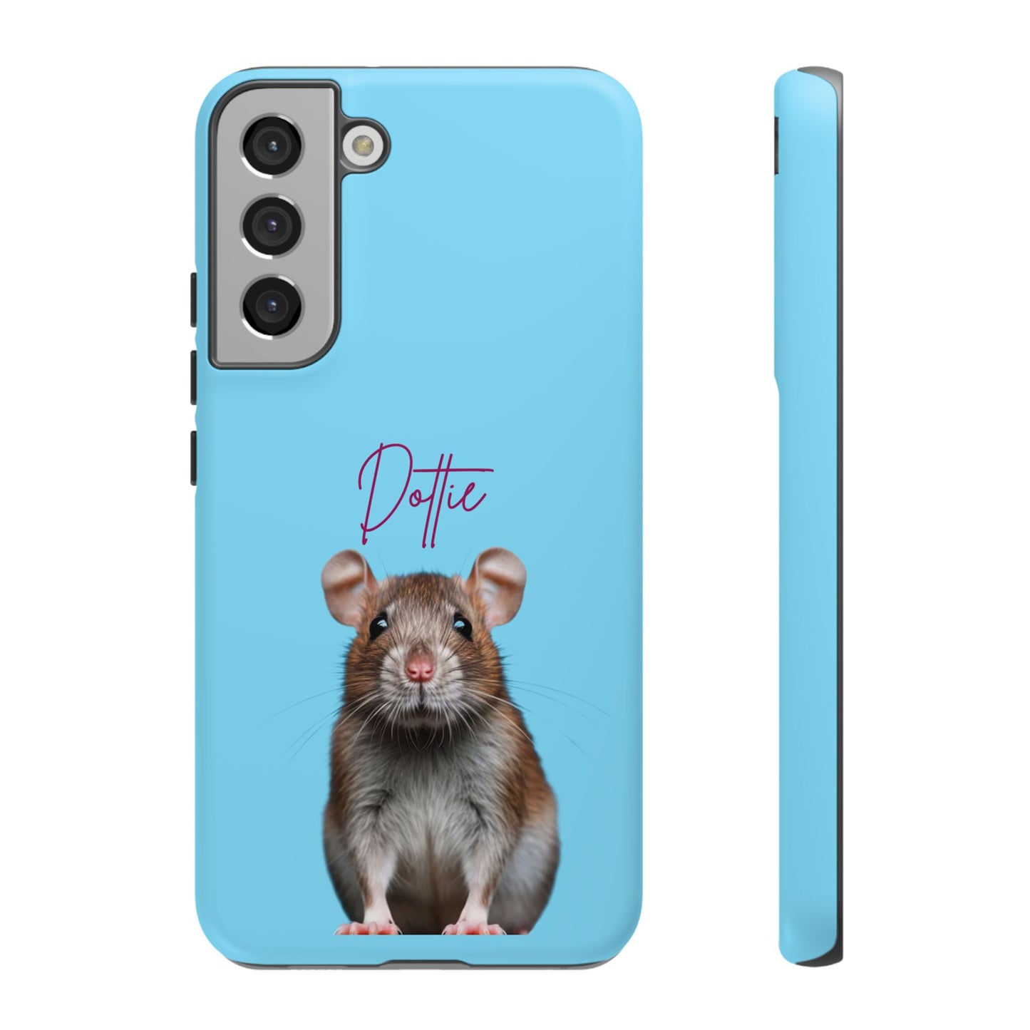 Customizable Pet Tough Phone Case Your Pet Photo or Digital Painting with Name_8 iPhone 16, 15 Pro Max, 15 Plus, Samsung S24 Ultra, Pixel 7