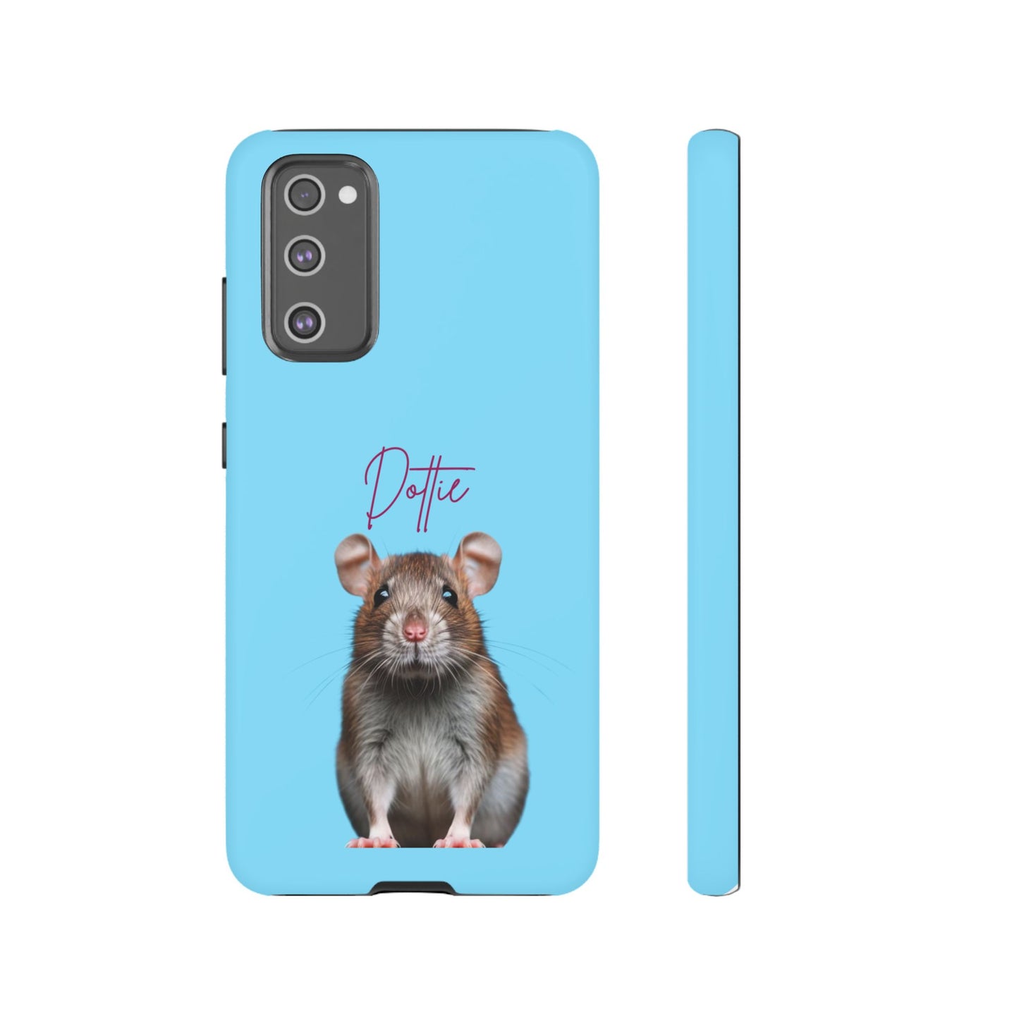 Customizable Pet Tough Phone Case Your Pet Photo or Digital Painting with Name_8 iPhone 16, 15 Pro Max, 15 Plus, Samsung S24 Ultra, Pixel 7