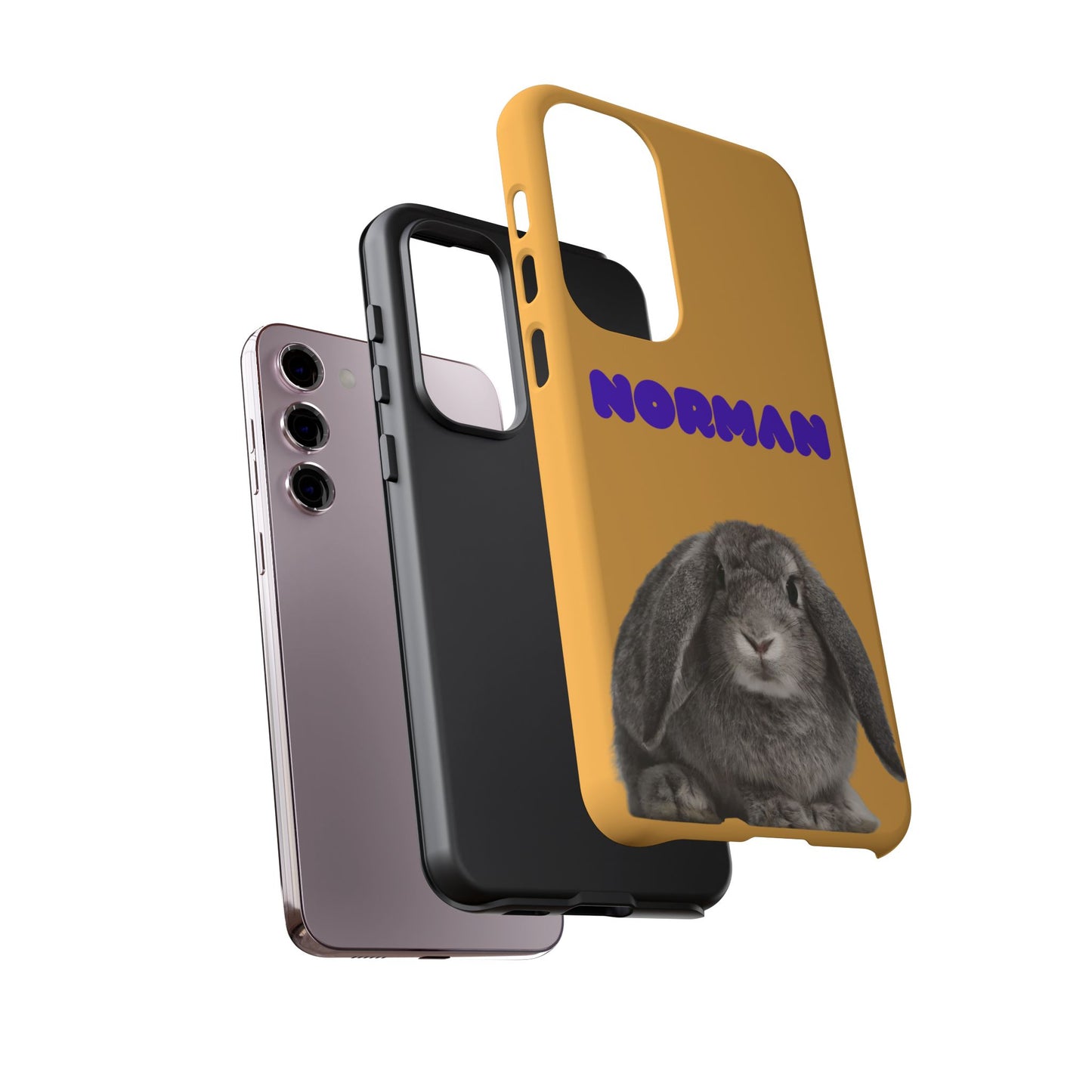Customizable Pet Tough Phone Case Your Pet Photo or Digital Painting with Name_7
