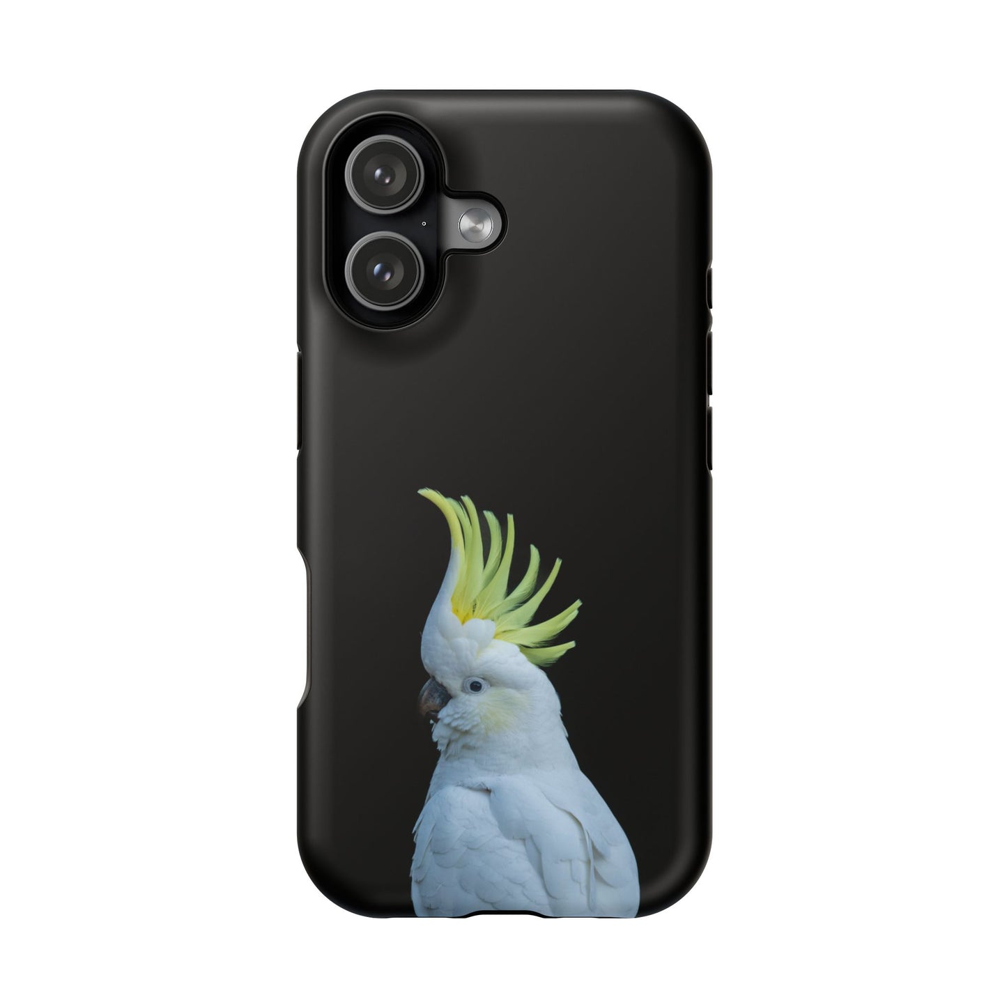 Sulphur Crested Cockatoo - Magnetic Impact-Resistant Phone Case - Fono Caso x EstebantheNatureman - Wildlife Case - Gift for Bird Lovers